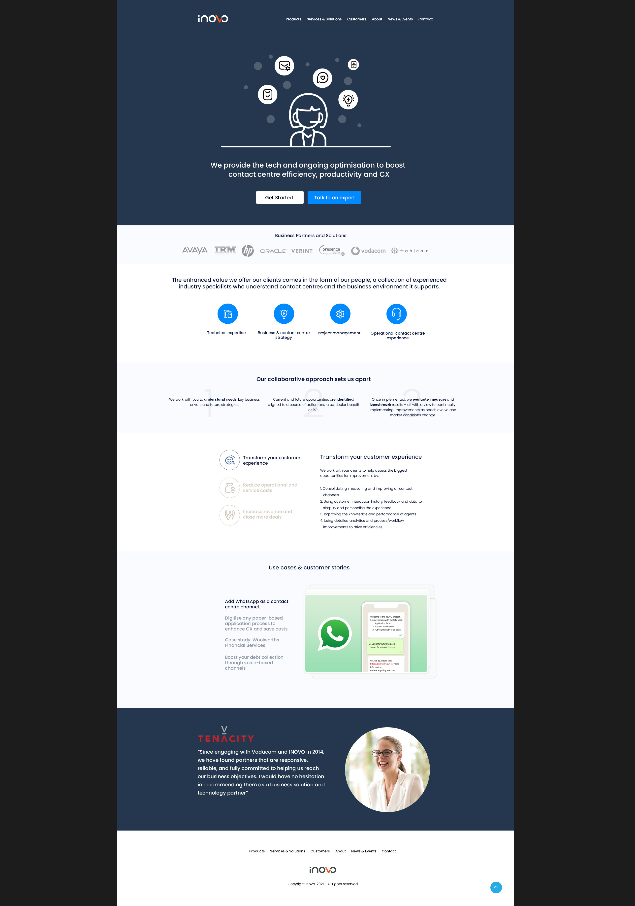 iNOVO 2021 — Interior page